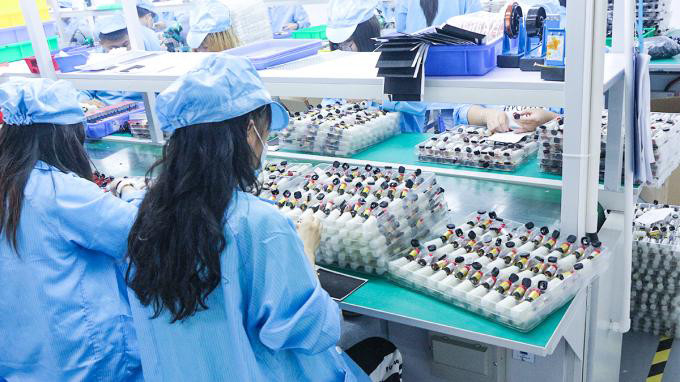Shenzhen MIWU Industrial company with limited liability 업체 생산 라인