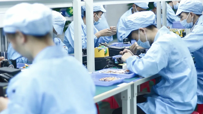 Shenzhen MIWU Industrial company with limited liability 업체 생산 라인