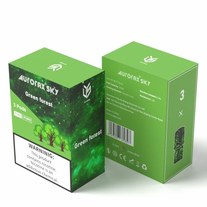New Arrival Vape Pen Light Aurorax Sky with Replaceable Pods Rechargeable Battery