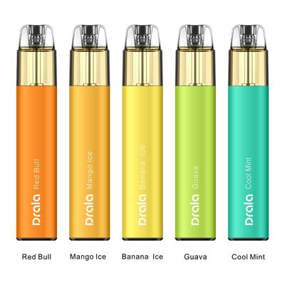 Logo Printing Blue Rapesberry Disposable Nicotine Vapes E Cig Vape Pen 5% Nicotine