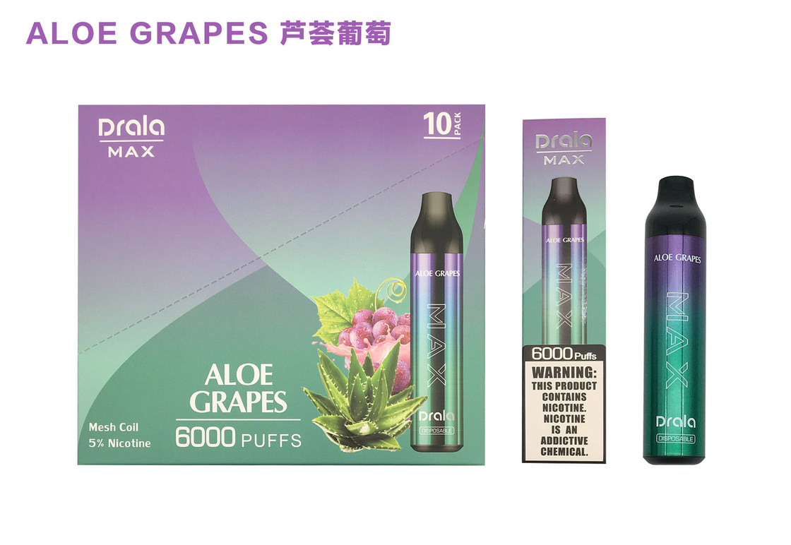 700mAh Lush Ice Disposable Electronic Cigarette 6000 Puff Disposable Vape 50mg Nicotine